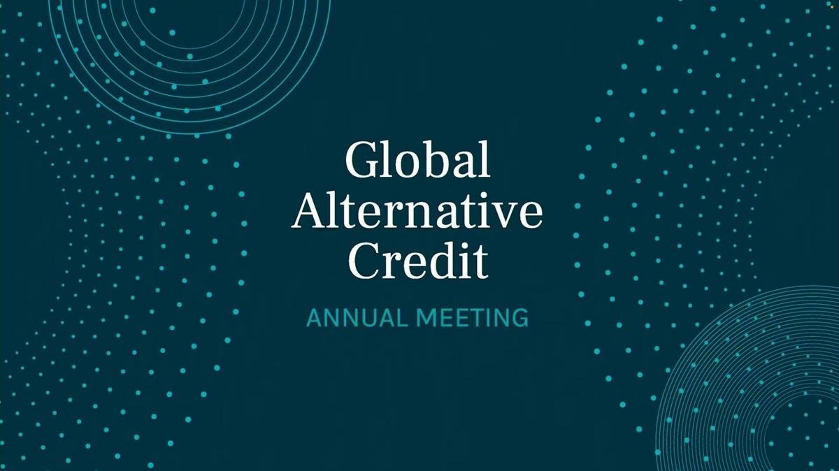 Ares Alternative Credit Annual Meeting | Welcome and Agenda