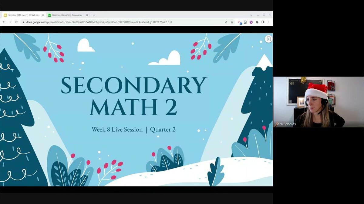 Scholes SM2 (sec 1) Q2 W8 Live Session Recording