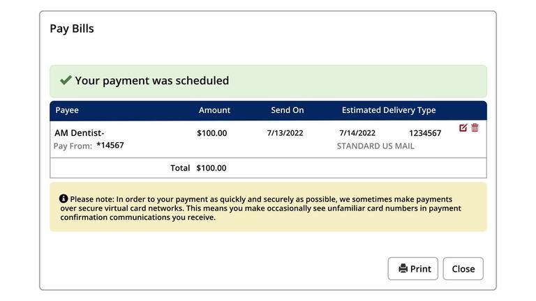 Creating a Single Payment