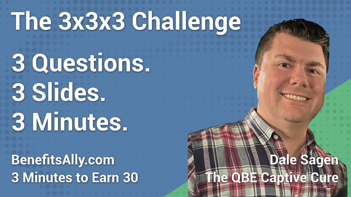 The QBE Captive Curve - 3x3x3 Challenge with Dale Sagen