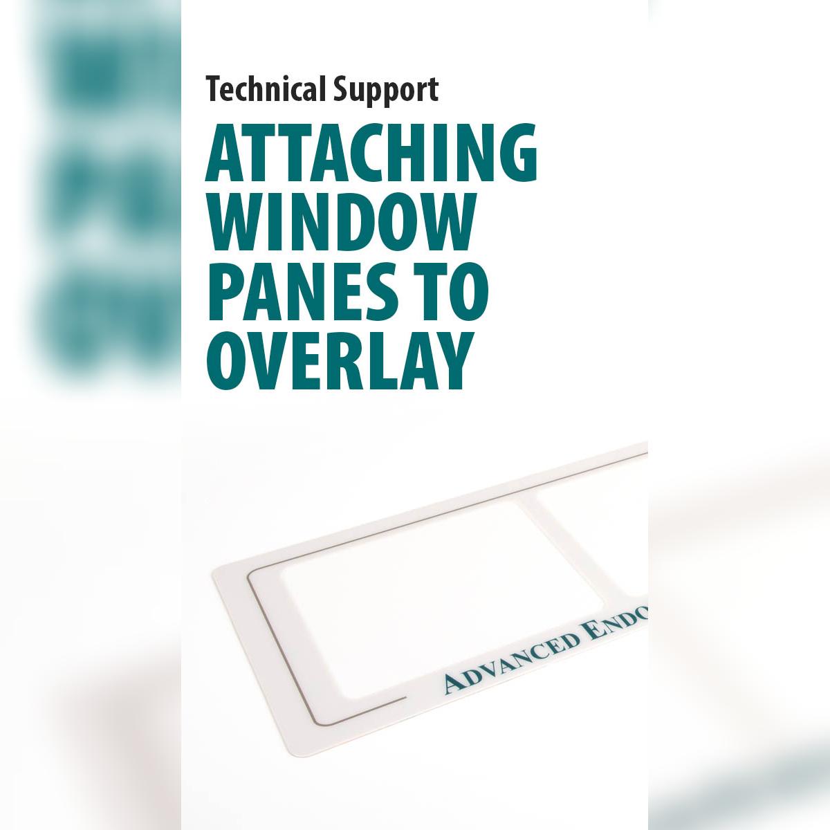 Attaching window panes to overlay [66-4016]