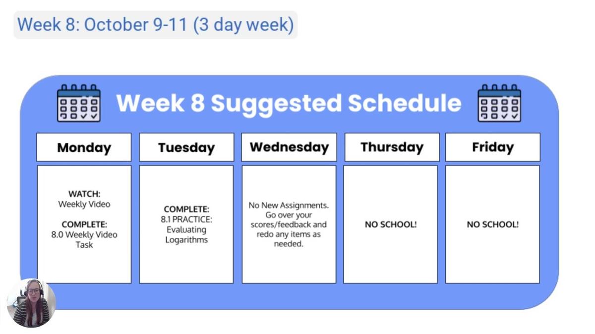 Math 3 Week 8