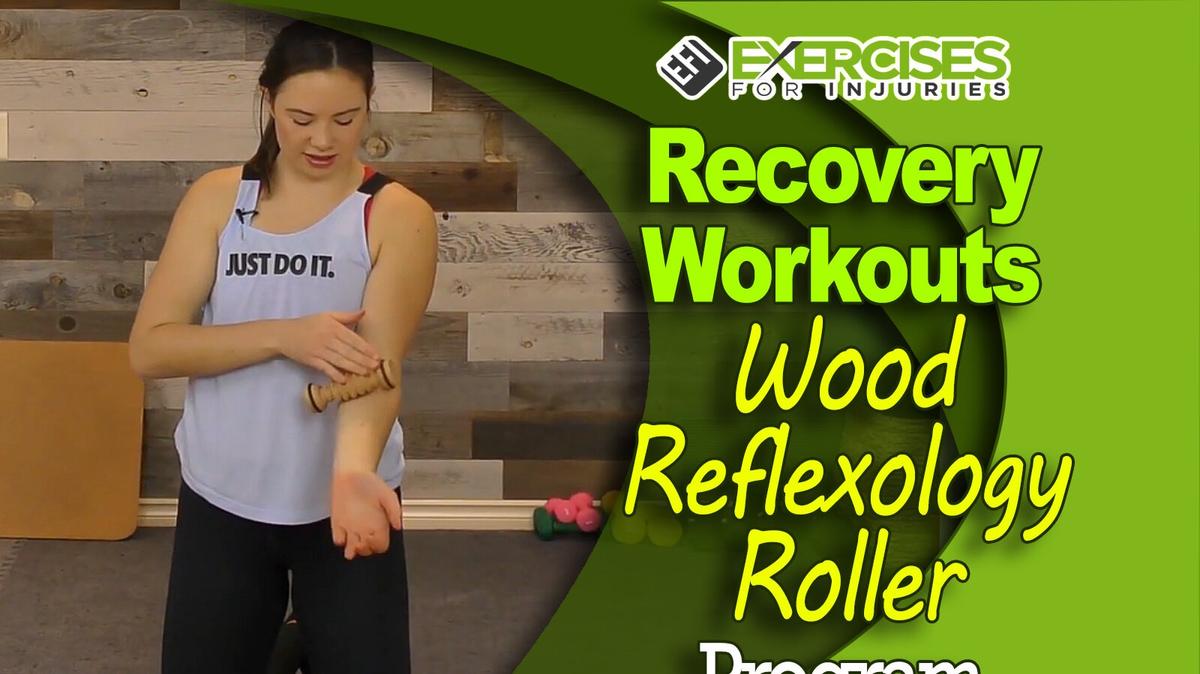 Recovery Workouts - Wood Reflexology Roller Program - A