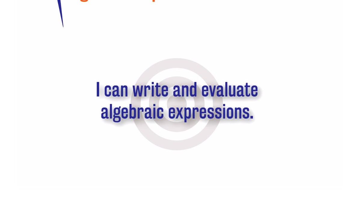 ORSP 2.6.1 Algebraic Expressions