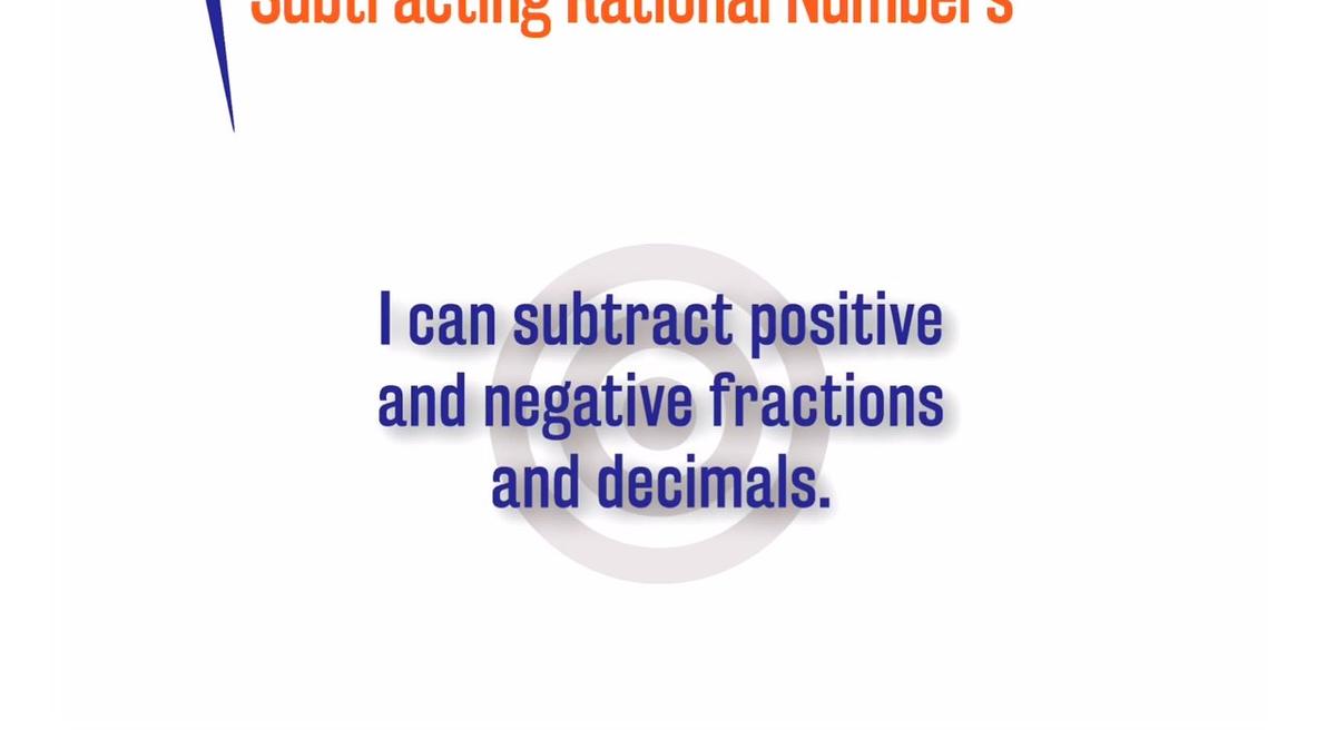 ORSP 2.4.4 Subtracting Rational Numbers