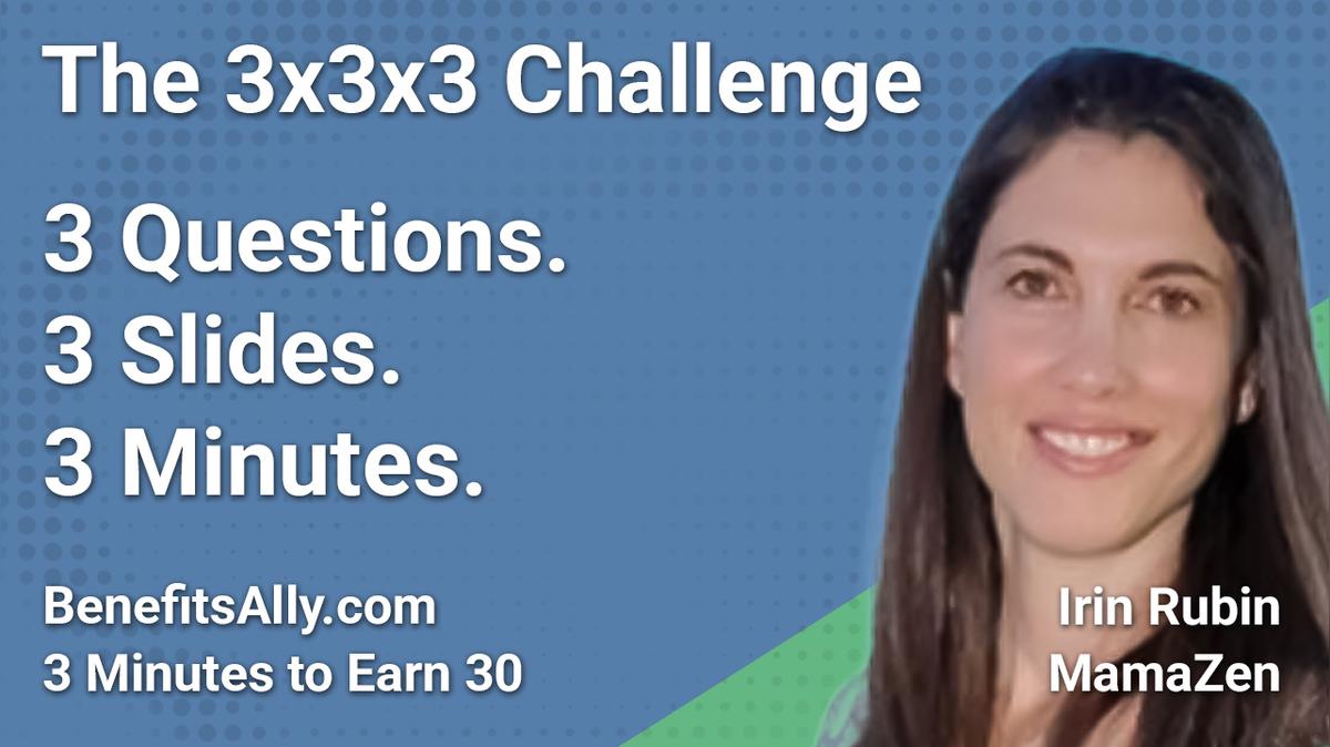 MamaZen - 3x3x3 Challenge with Irin Rubin