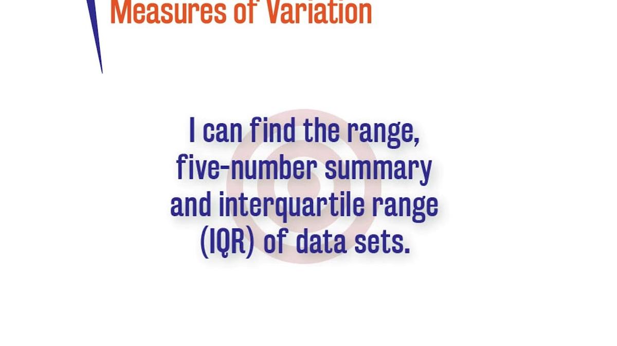 ORSP 2.10.3 Measures of Variation