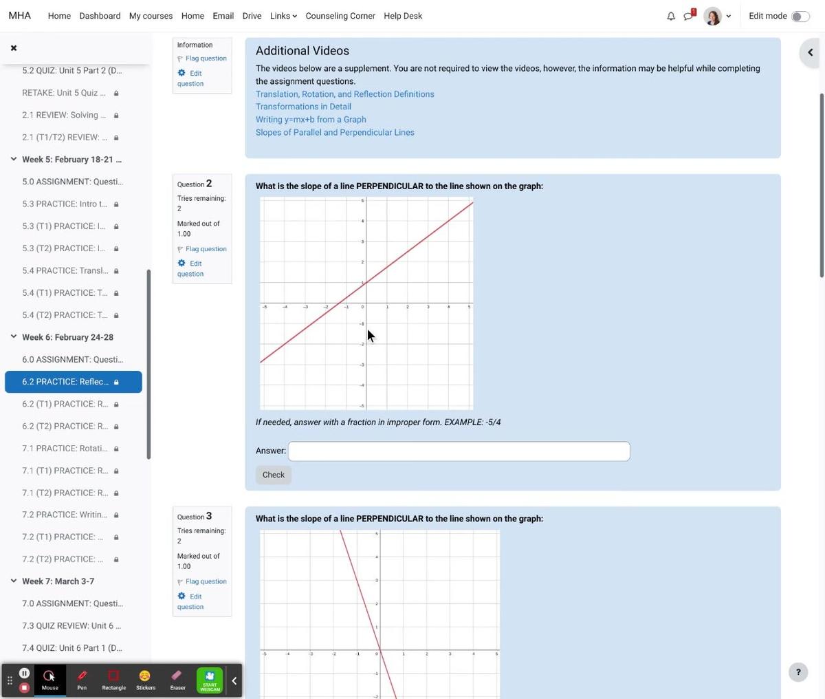 Replace an image in an assignment question.