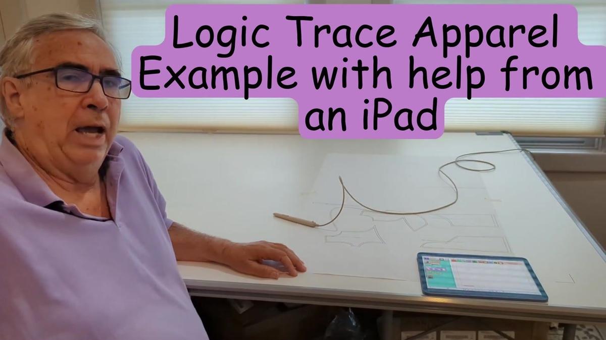 Logic Trace Apparel  Example with help from  an iPad