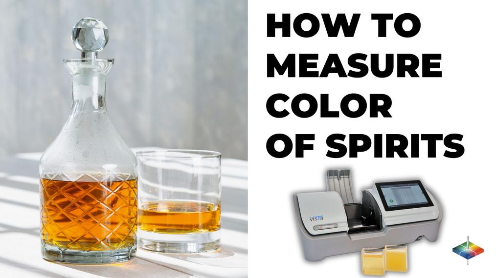 How to measure color of Alcoholic Spirits