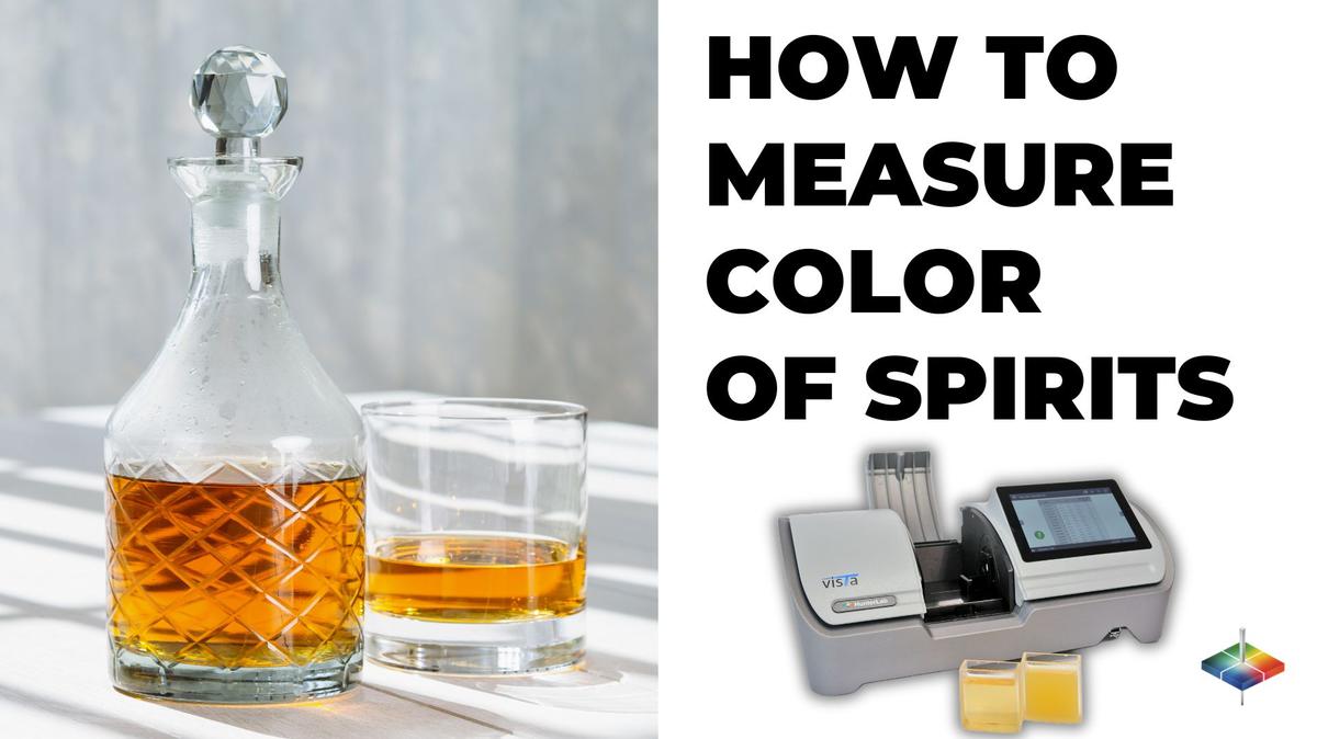 How to measure color of Alcoholic Spirits