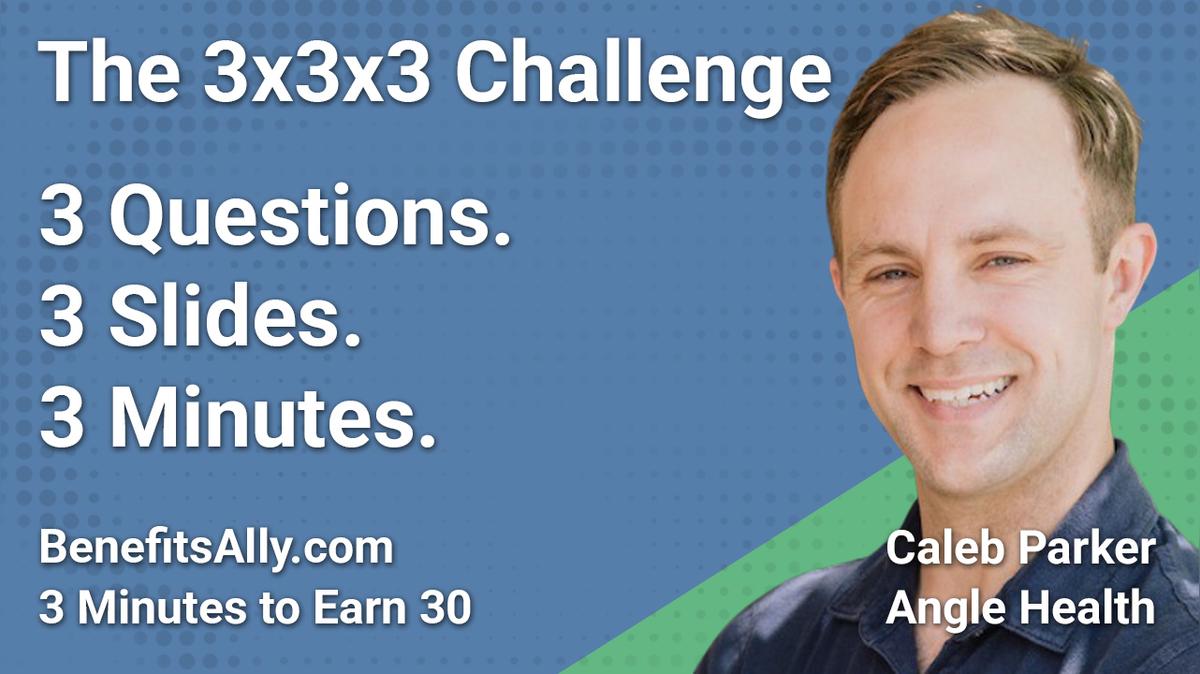 Angle Health - 3x3x3 Challenge with Caleb Parker
