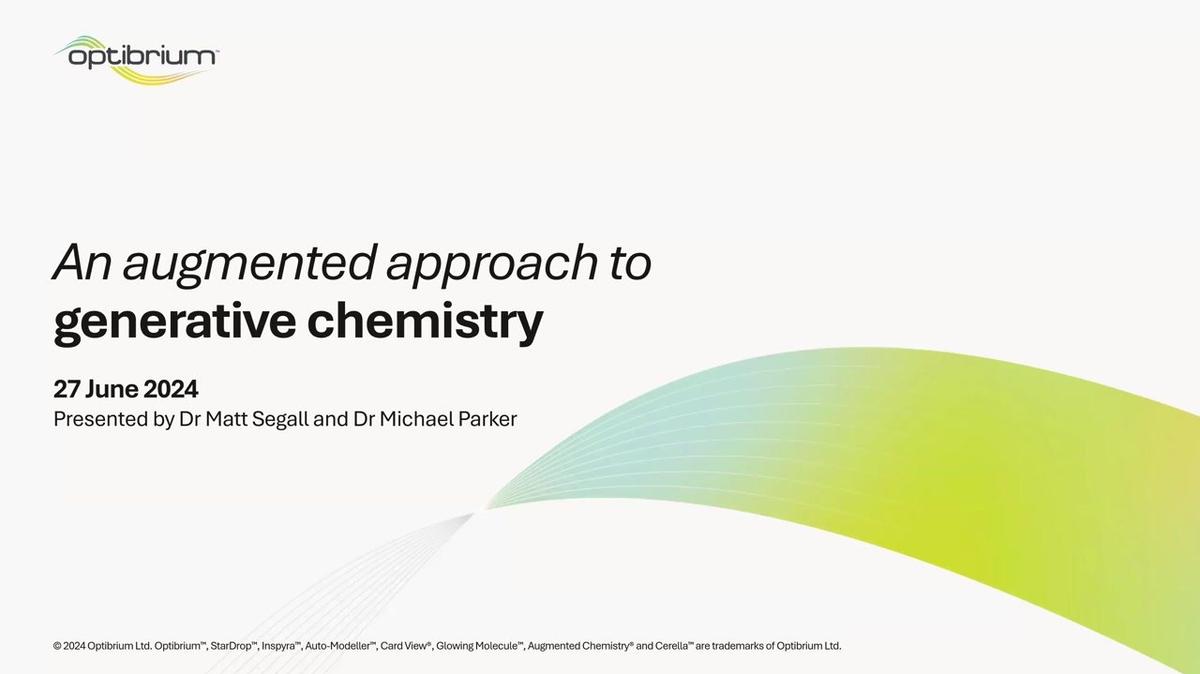 An augmented approach to generative chemistry