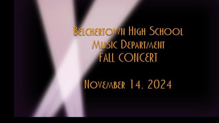 Bechertown High School Fall Concert 11-14-2024
