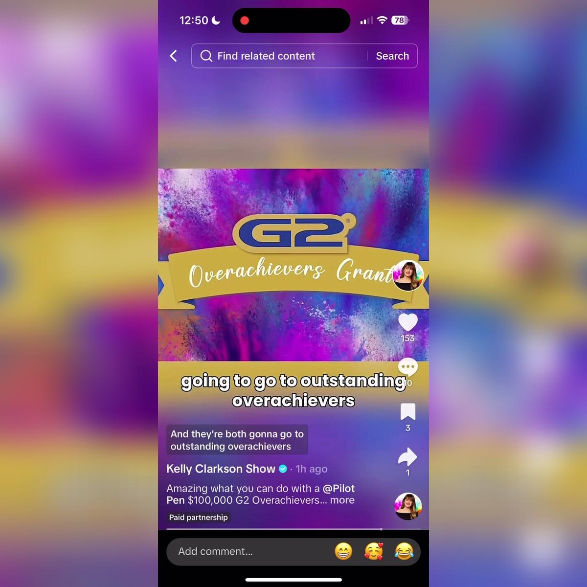 G2 Overachiever Grant Announcement Tik Tok Pilot TKCS 11.27.24