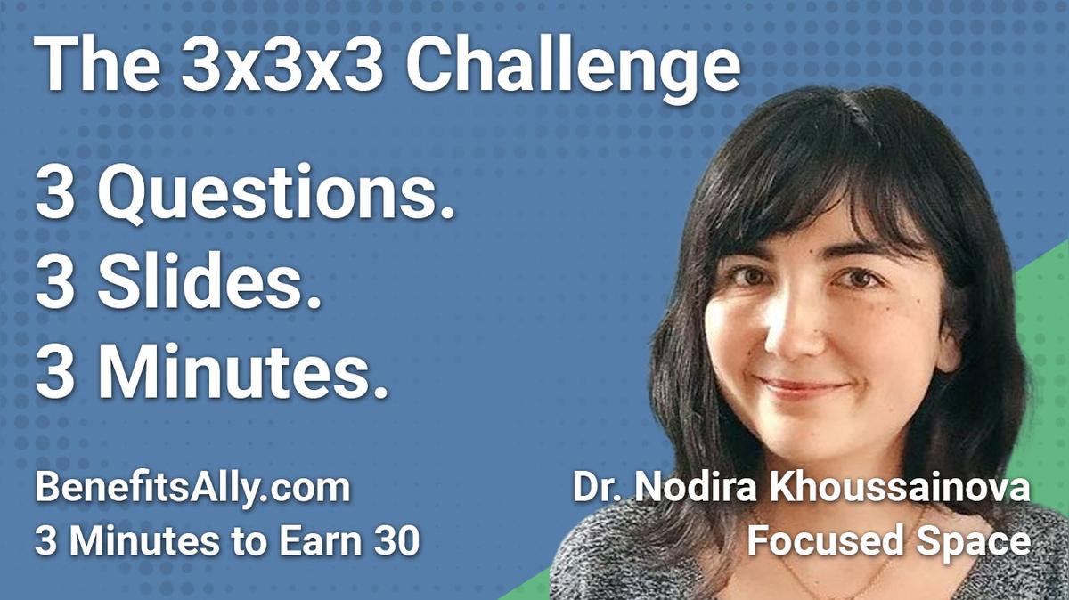 Focused Space - 3x3x3 Challenge With Dr. Nodira Khoussainova