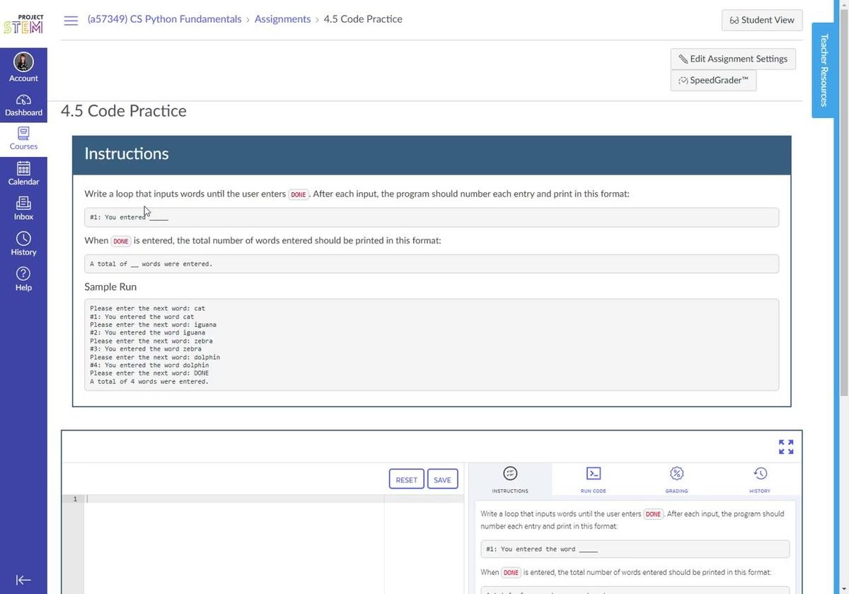 4.5 Code Practice
