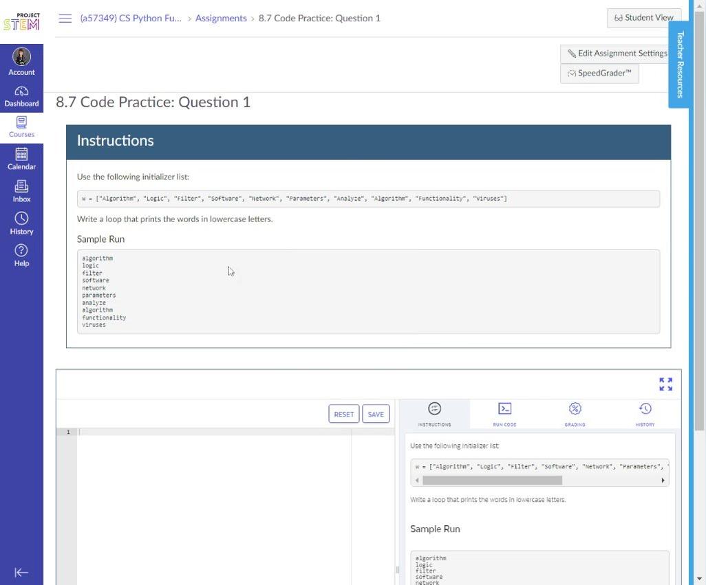 8.7 Code Practice Question 1