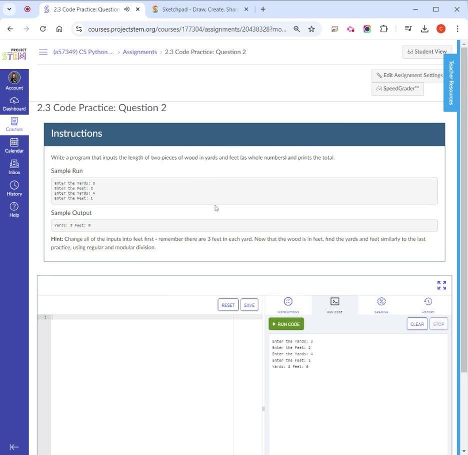 2.3 Code Practice Question 2