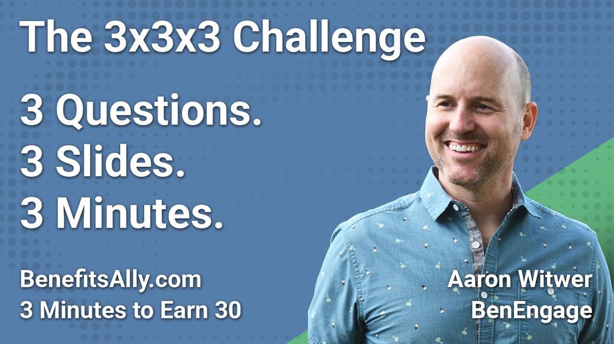 BenEngage - 3x3x3 Challenge with Aaron Witwer