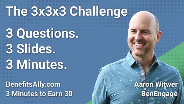 BenEngage - 3x3x3 Challenge with Aaron Witwer