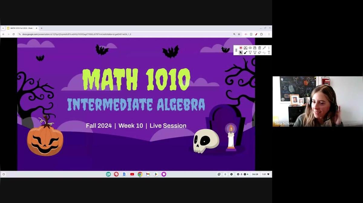 Math 1010 Fall 2024 Week 10 Recording