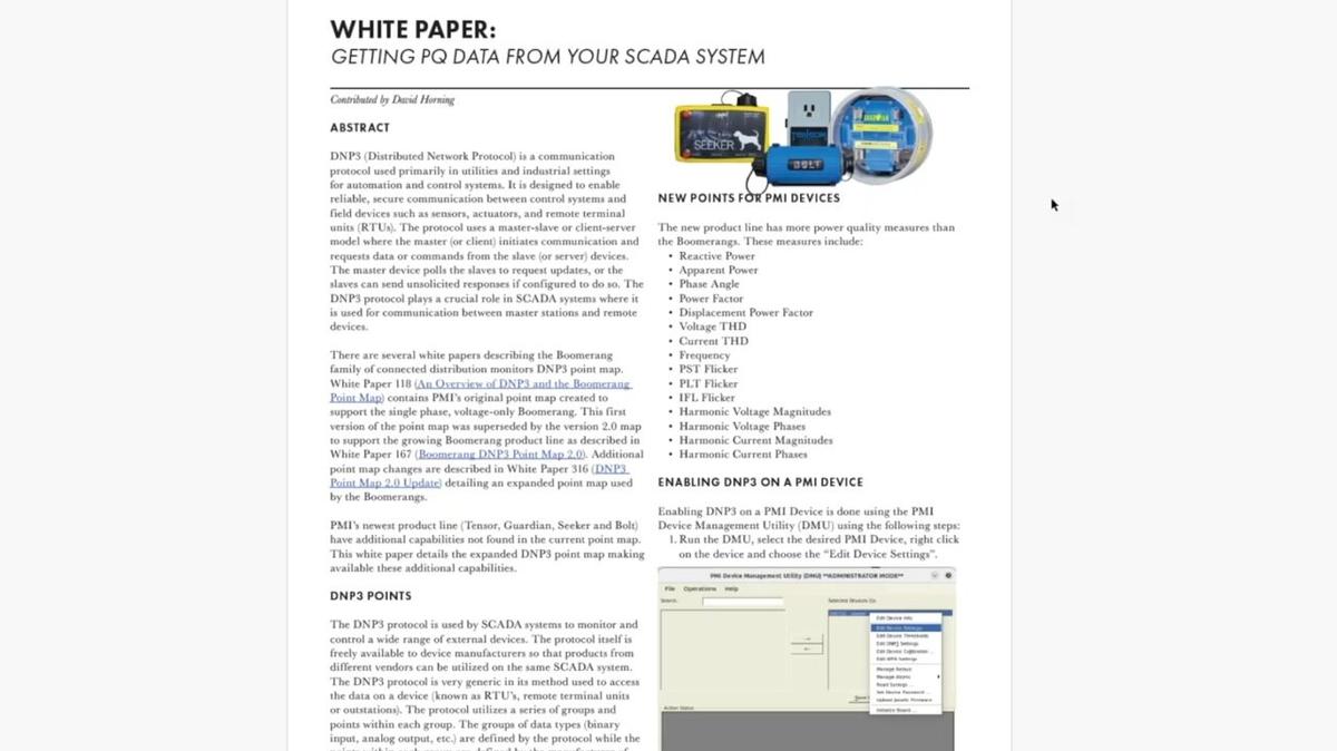 Ask-a-Pro: Getting PQ Data from your SCADA System