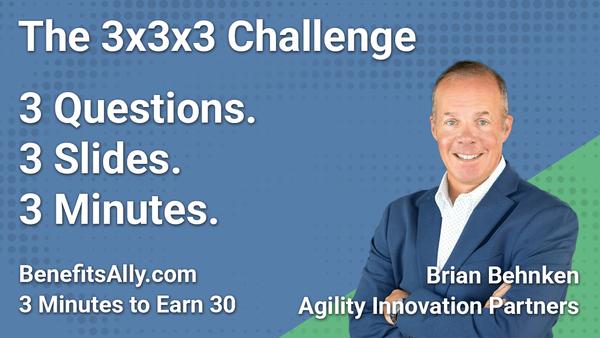 Agility Data Analytics Coalition - 3x3x3 Challenge With Brian Behnken