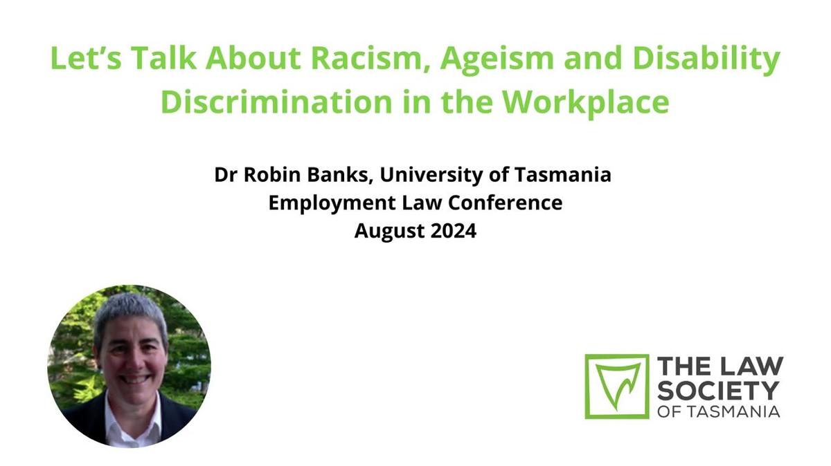Let&#39;s Talk About Racism, Ageism and Disability Discrimination in the Workplace