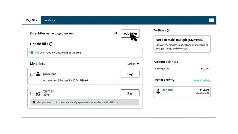 Creating a Biller - Person