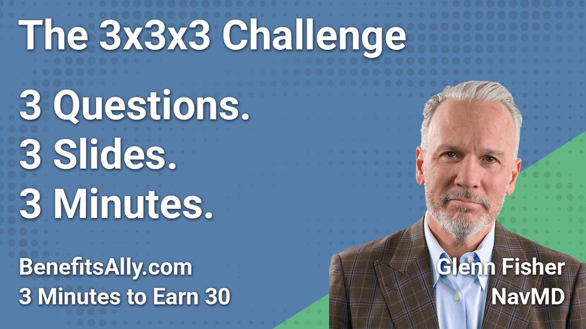 NavMD - 3x3x3 Challenge With Glenn Fisher