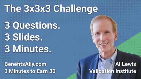 Validation Institute - 3x3x3 Challenge With Al Lewis