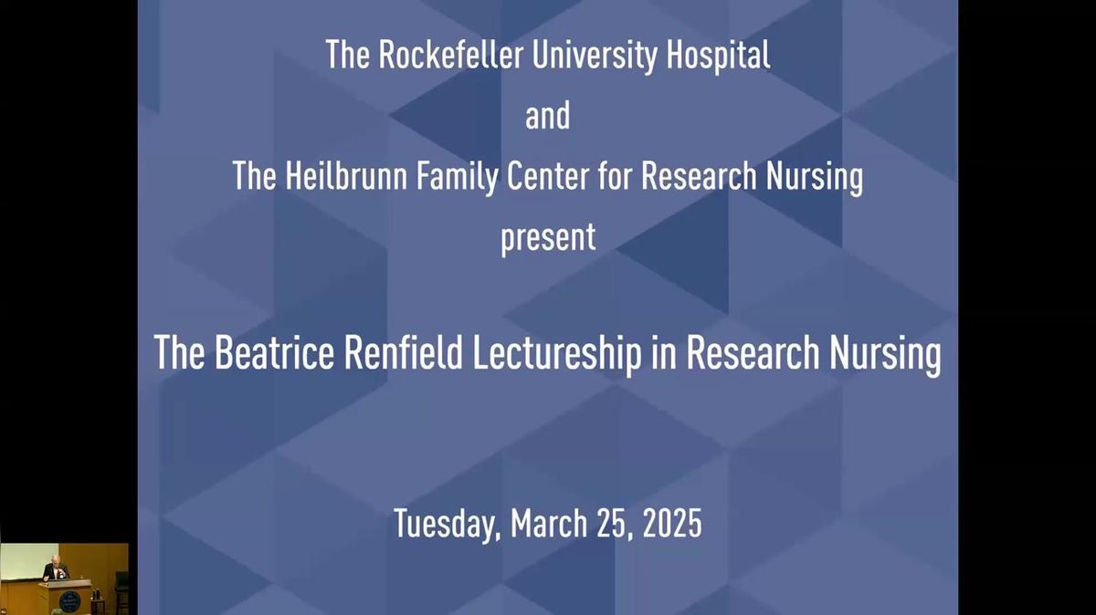 The 2025 Beatrice Renfield Lectureship in Research Nursing: Understanding and Addressing Youth Mental Health: Trends, Challenges, and Solutions
