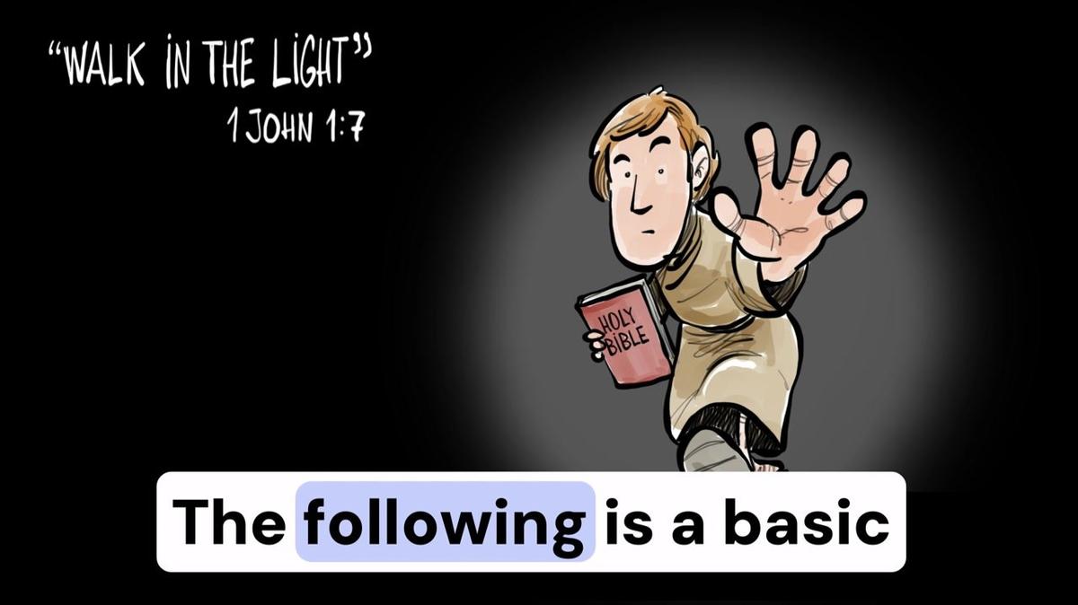Walk in Light Defined: Prosecutor Bible Study