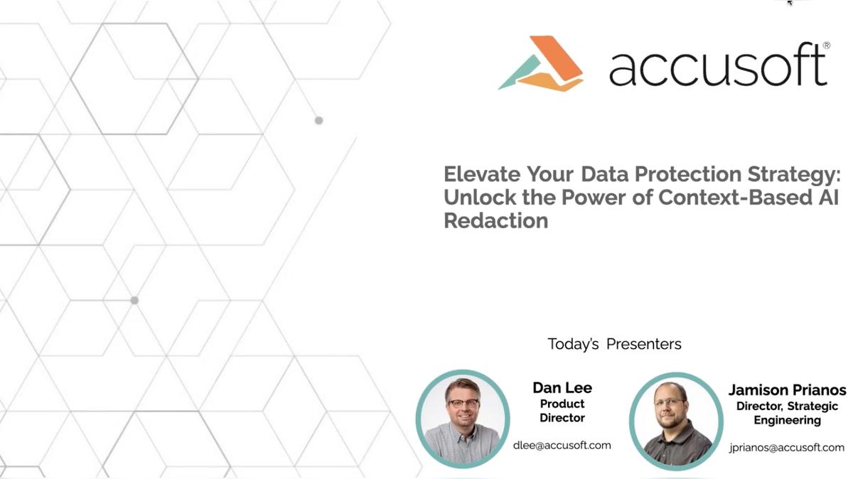 Elevate Your Data Protection Strategy: Unlock the Power of Context-Based AI Redaction