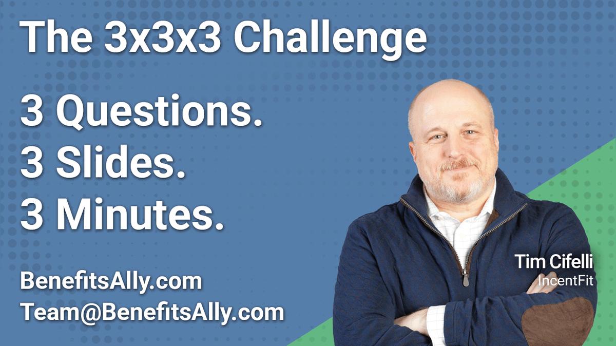 IncentFit - 3x3x3 Challenge with Tim Cifelli