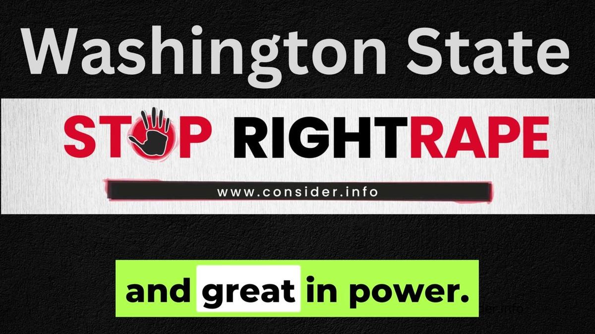 Washington State Right Rape