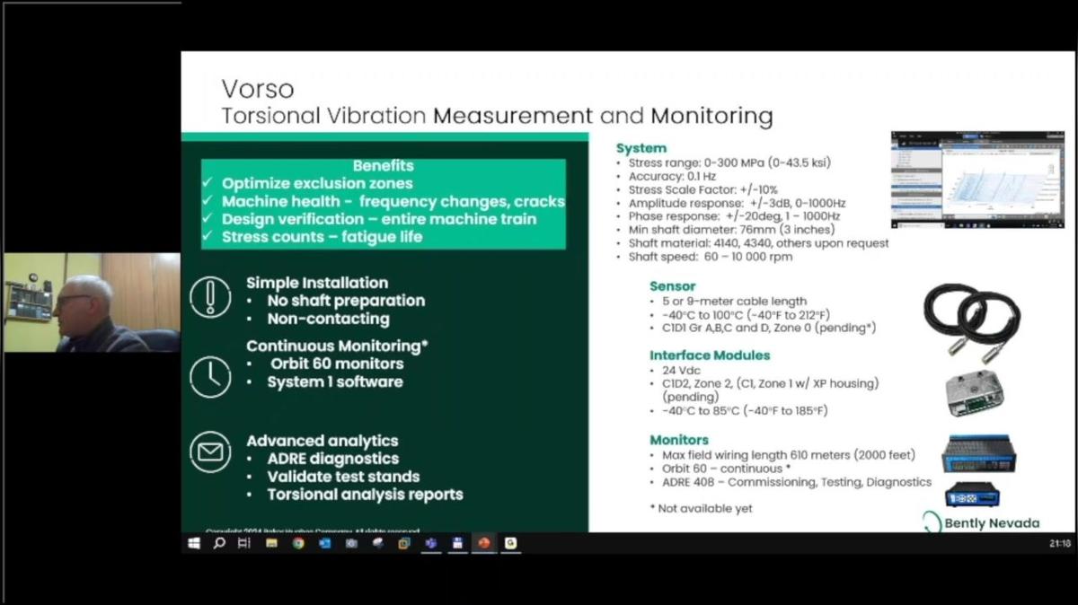 OFFICIAL 12-12 Watching the invisible –rotor torsional vibration measurements using Vorso transducers by Piotr Mialkowski &amp; Chris McMillen, BH