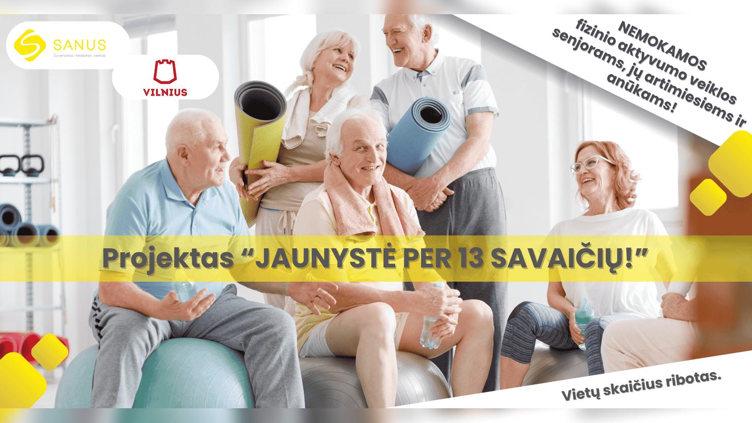 Seminaras. Atsipalaidavimo technikos ir savimasažas. Jaunystė per 13 savaičių