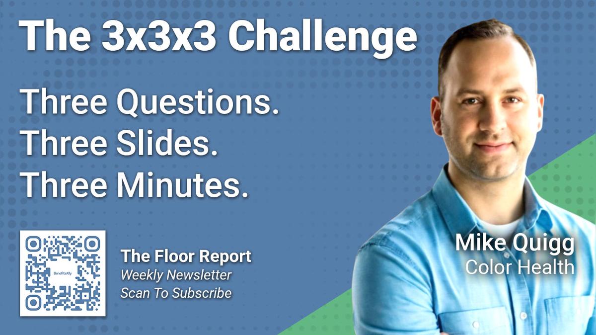 Color Health - 3x3x3 Challenge with Mike Quigg