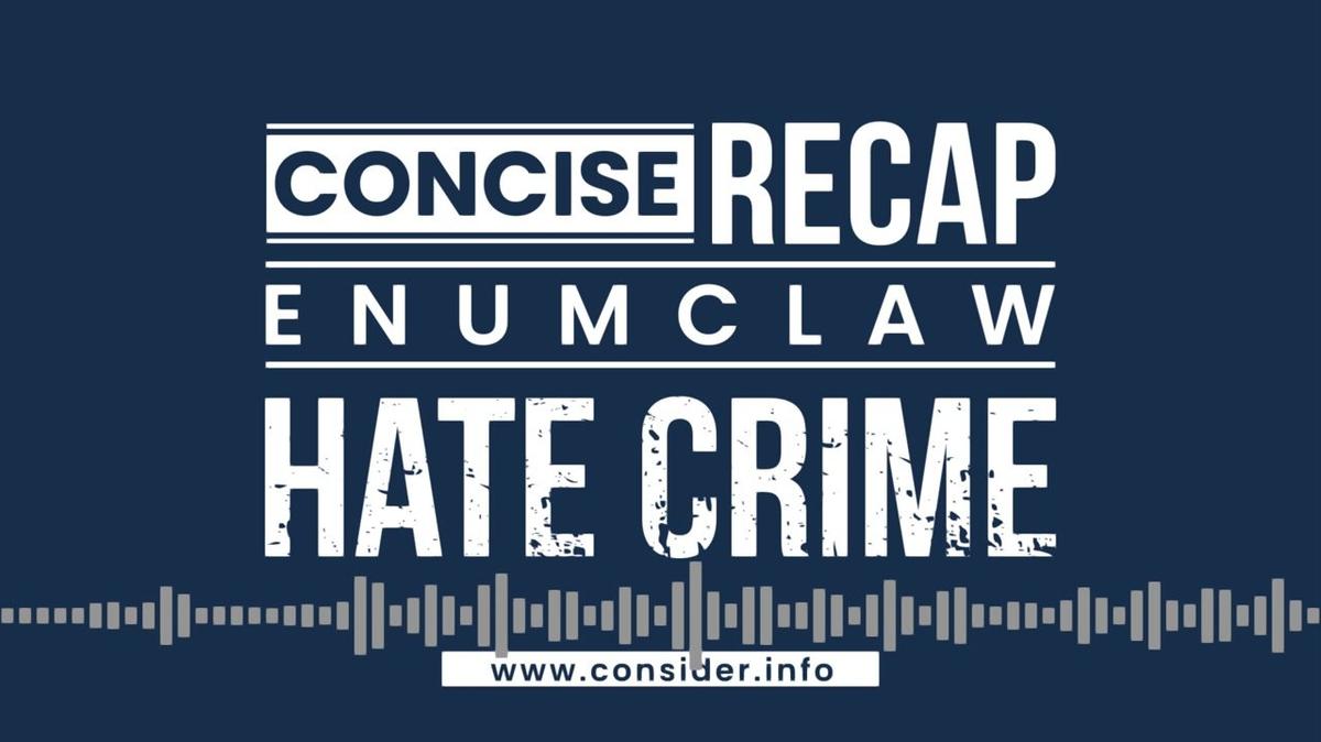 Concise Recap Hate Crime Prosecutors