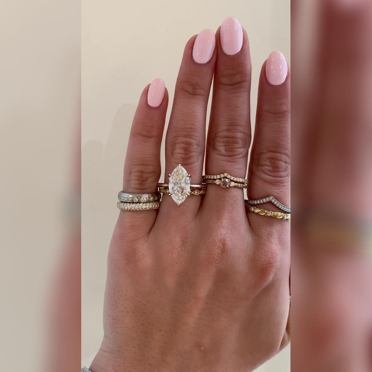 Raine Marquise Wedding Band Pairings