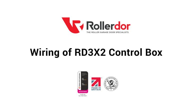 Wiring of RD3X2 Control Box