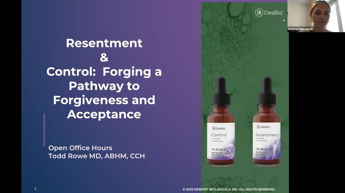 New Product Mastery DesBio’s Resentment and Control Remedies