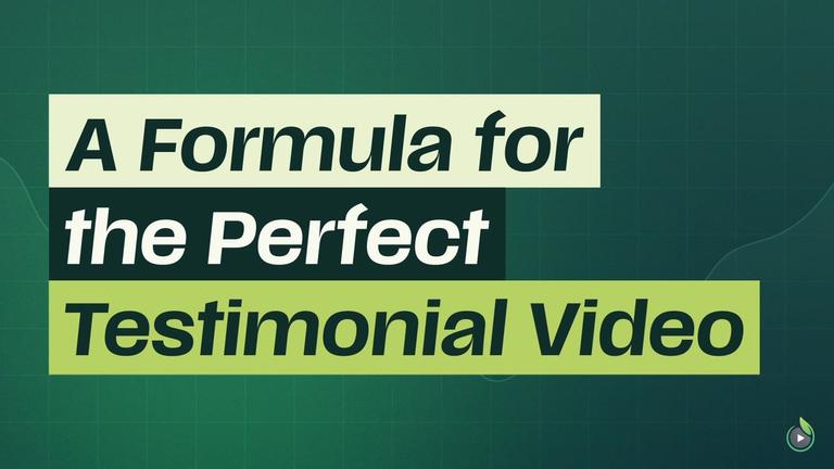 Short 2: A Formula for the Perfect Testimonial Video