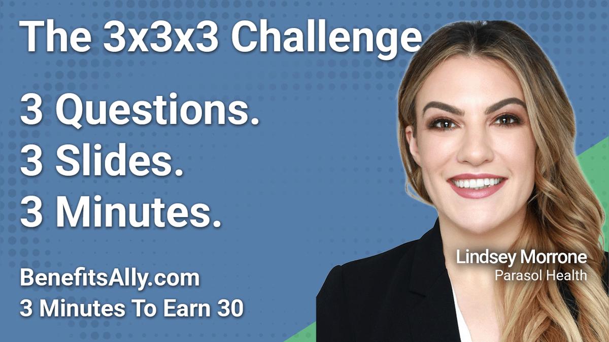 Parasol Health - 3x3x3 Challenge With Lindsey Morrone