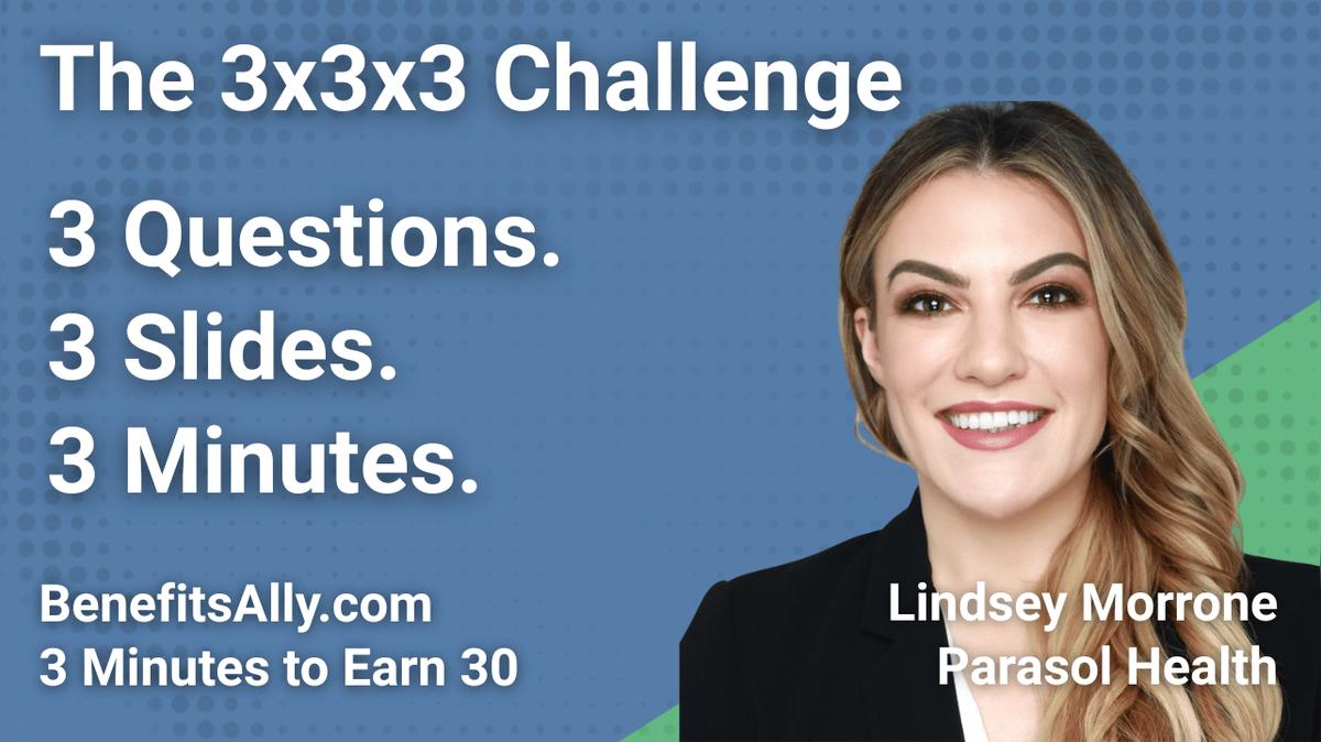 Parasol Health - 3x3x3 Challenge With Lindsey Morrone