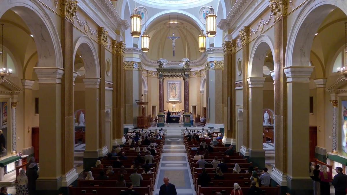 Cardinal Burke offering Mass on 1 June 2025