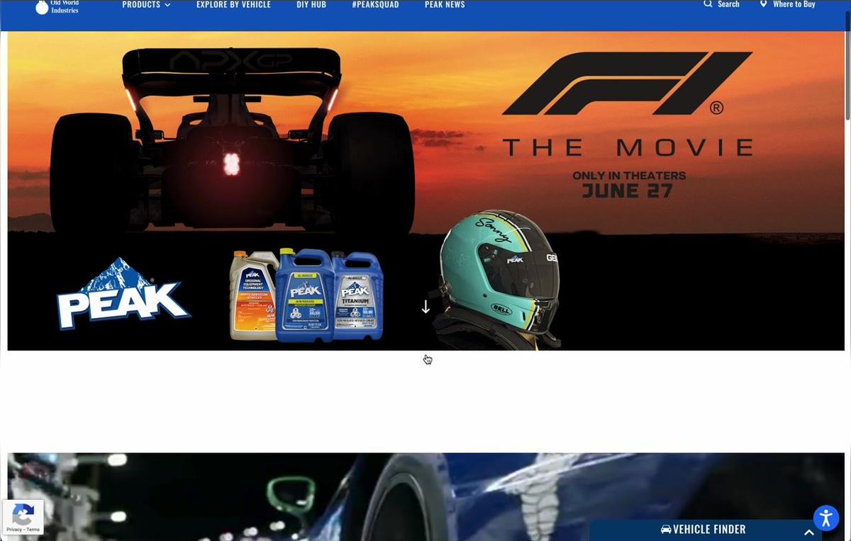 OWI Landing Page X F1 Ad Spot
