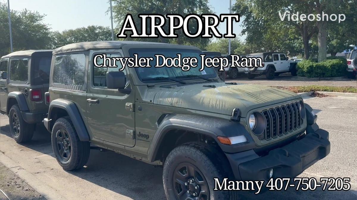 James&#39; Wrangler by Manny/AirportCDJR 407-750-7205